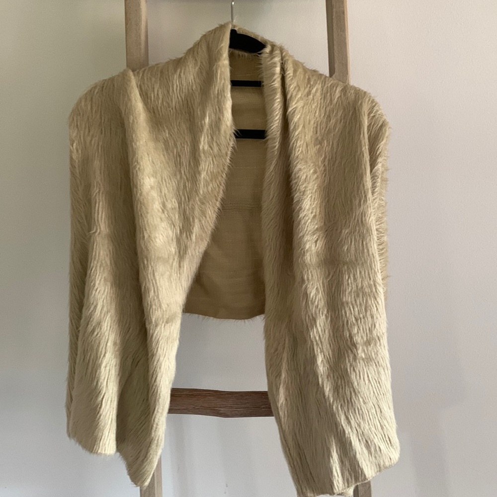 Camel color shrug